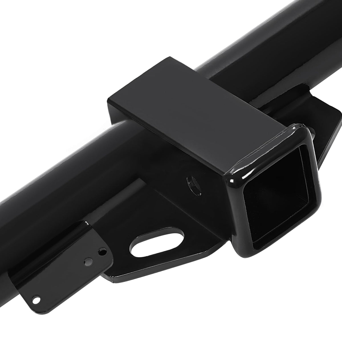 ECOTRIC hitch with ball mount installed showing towing readiness benefit