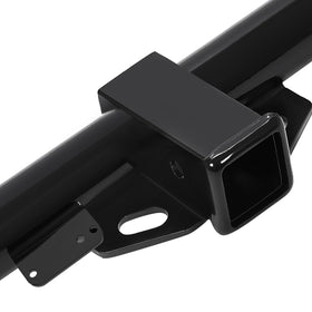 ECOTRIC hitch with ball mount installed showing towing readiness benefit