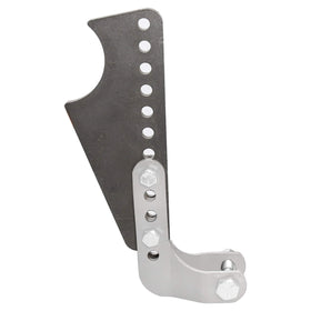 ECOTRIC detailed L-bracket holes and thickness, demonstrates strength and adjustability