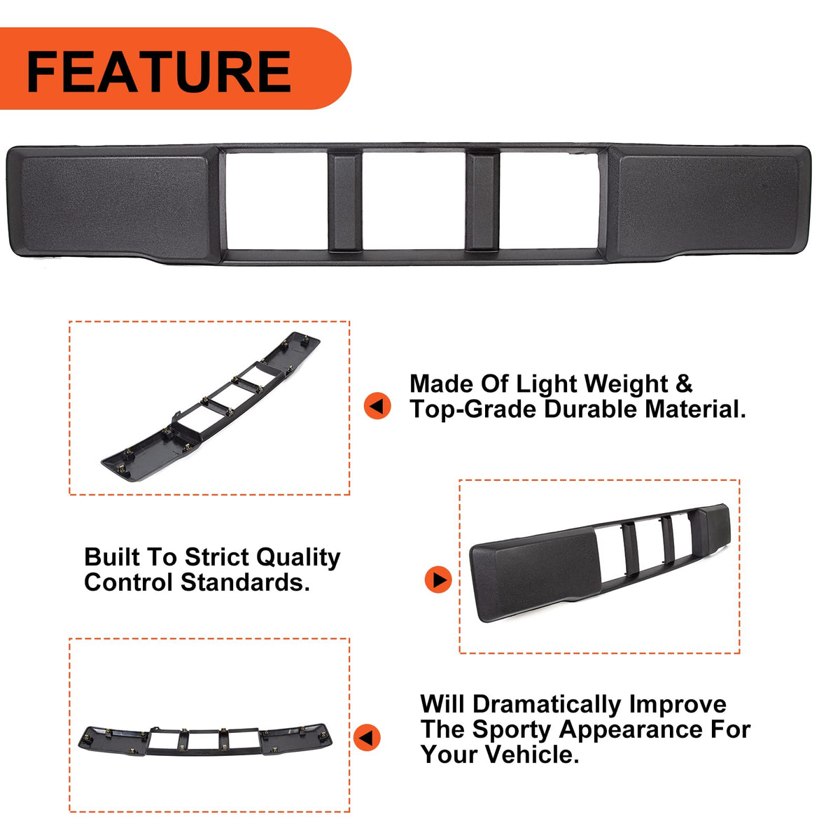 ECOTRIC side profile showing snug fit against bumper for proper airflow