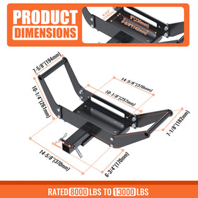 ECOTRIC mounted on truck bumper demonstrating stable attachment