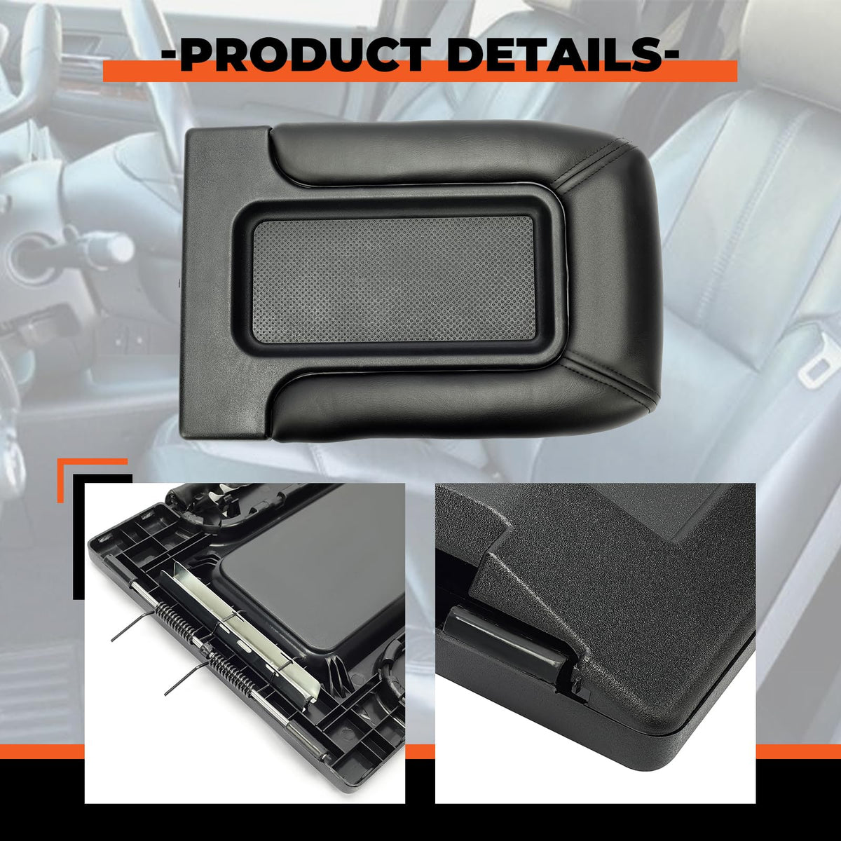 ECOTRIC package contents laid out with lid and hardware for straightforward installation