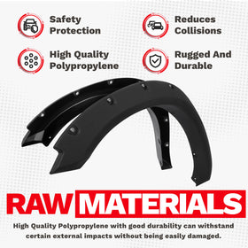 ECOTRIC rear flare installed passenger side adding rugged coverage