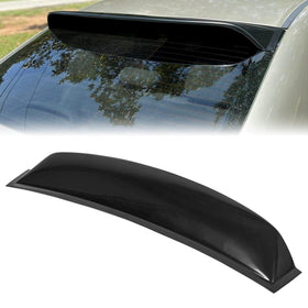 ECOTRIC front view of rear roof spoiler showing sleek profile and enhanced rear styling