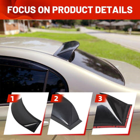 ECOTRIC spoiler on parked Civic in lifestyle shot showing visual upgrade advantage