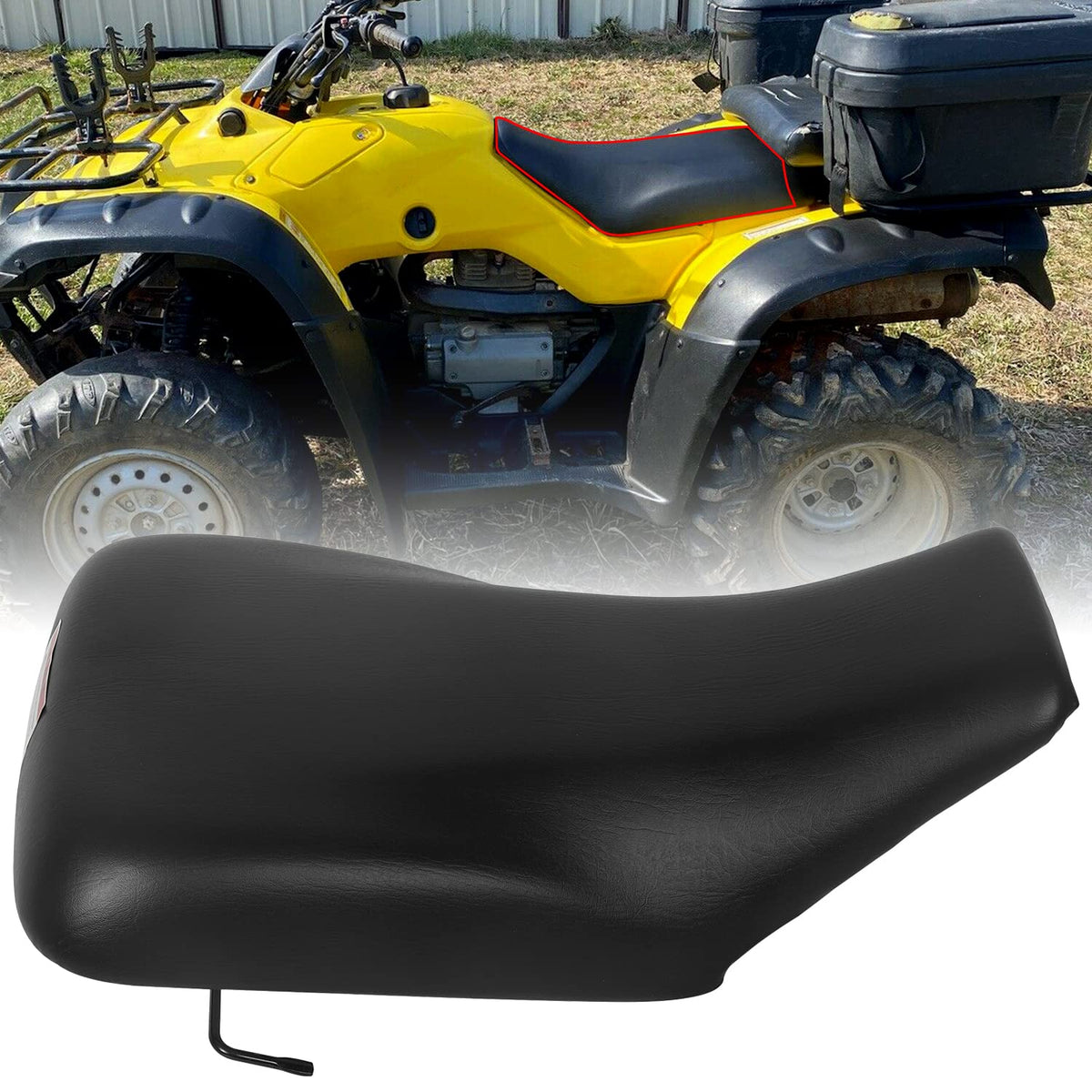 ECOTRIC front view of replacement seat showing contour and improved comfort