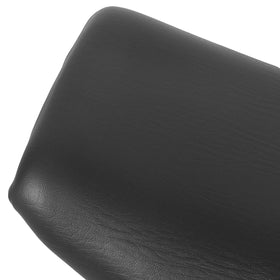 ECOTRIC seat beside helmet for scale illustrating compact, ergonomic size