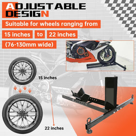 ECOTRIC side profile assembled stand showing stable upright support benefit