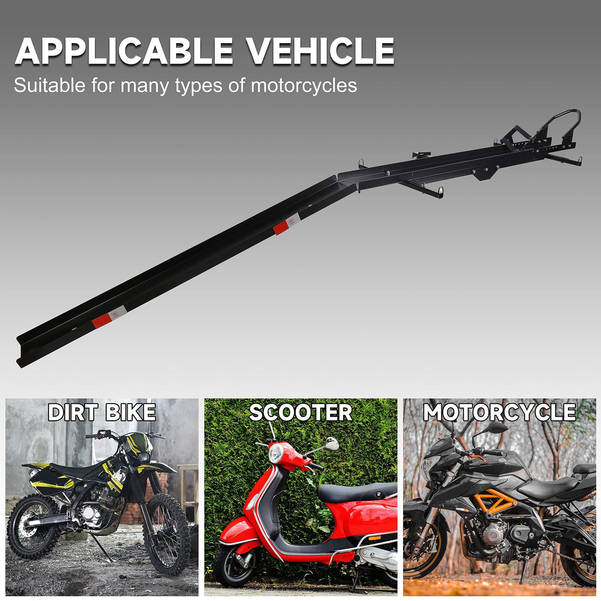 ECOTRIC side profile with bike loaded demonstrating stable hauling capability