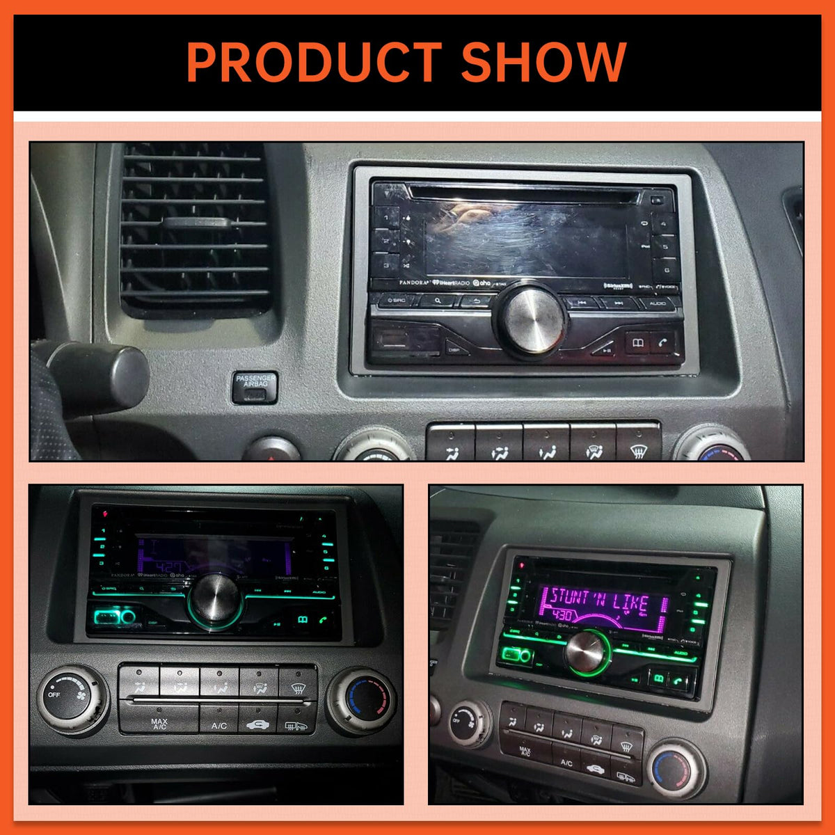 ECOTRIC side profile of bezel showing contour and precise dashboard alignment benefit