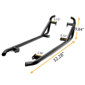 ECOTRIC side profile on Polaris RZR demonstrating added clearance