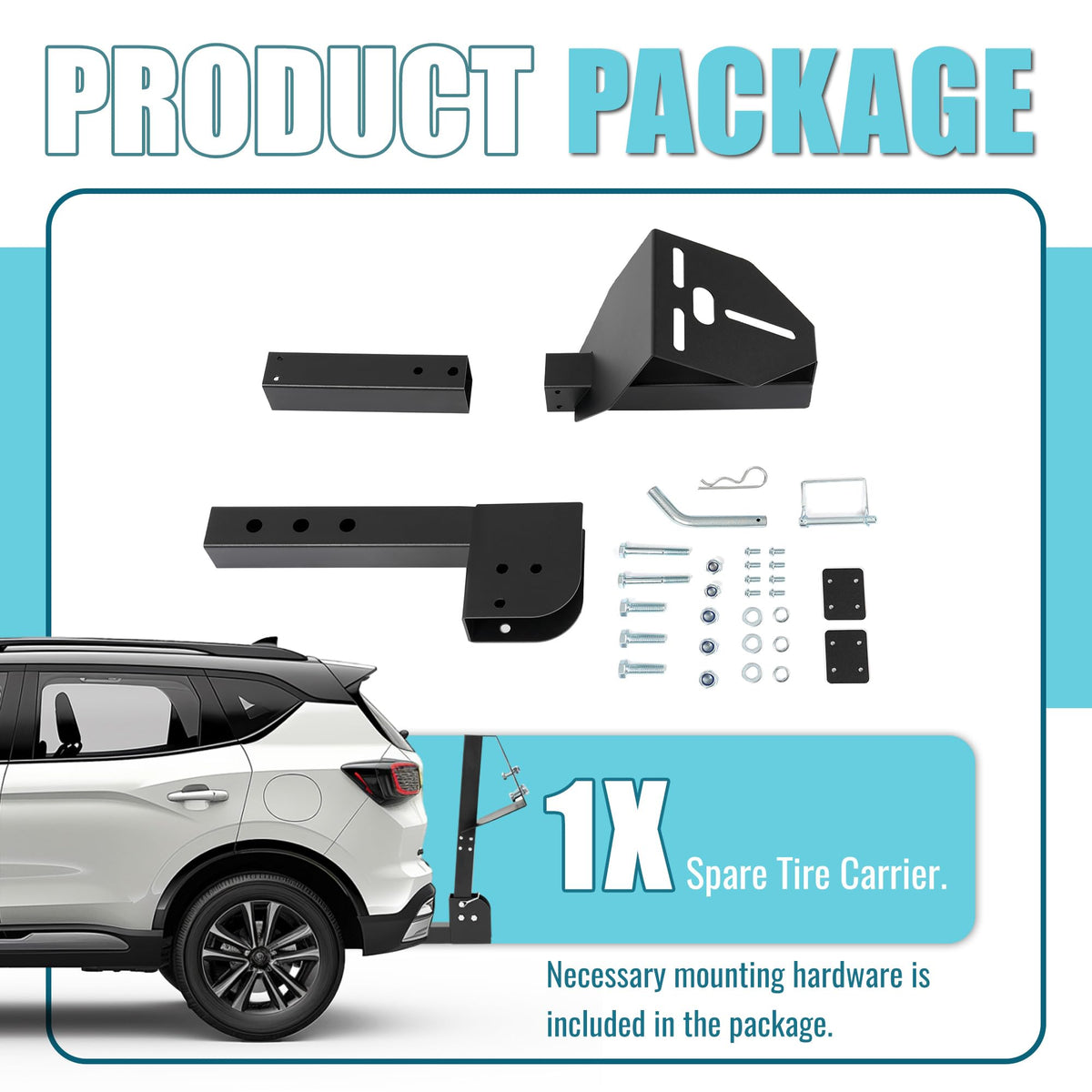 ECOTRIC side profile in a truck receiver illustrating low profile fit