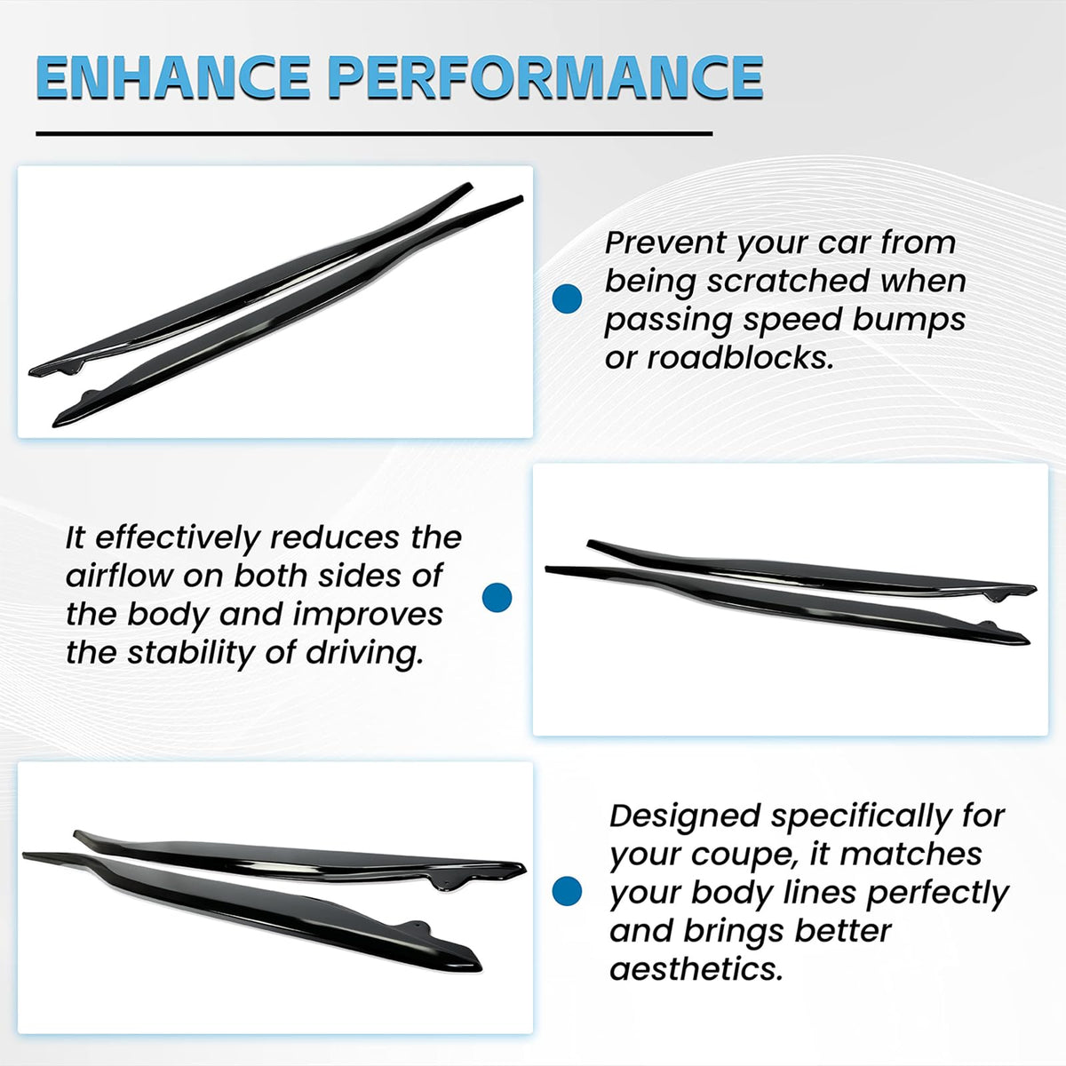 ECOTRIC installed passenger side skirt highlighting consistent gap and finish benefit