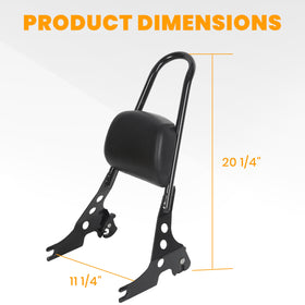 ECOTRIC side profile mounted on Sportster demonstrating passenger support