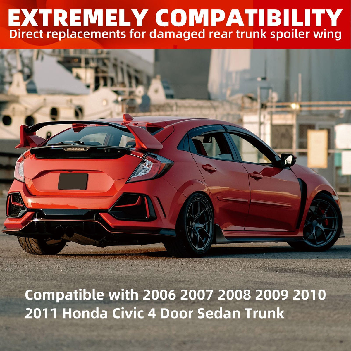 ECOTRIC side profile of spoiler demonstrating aerodynamic curve benefit