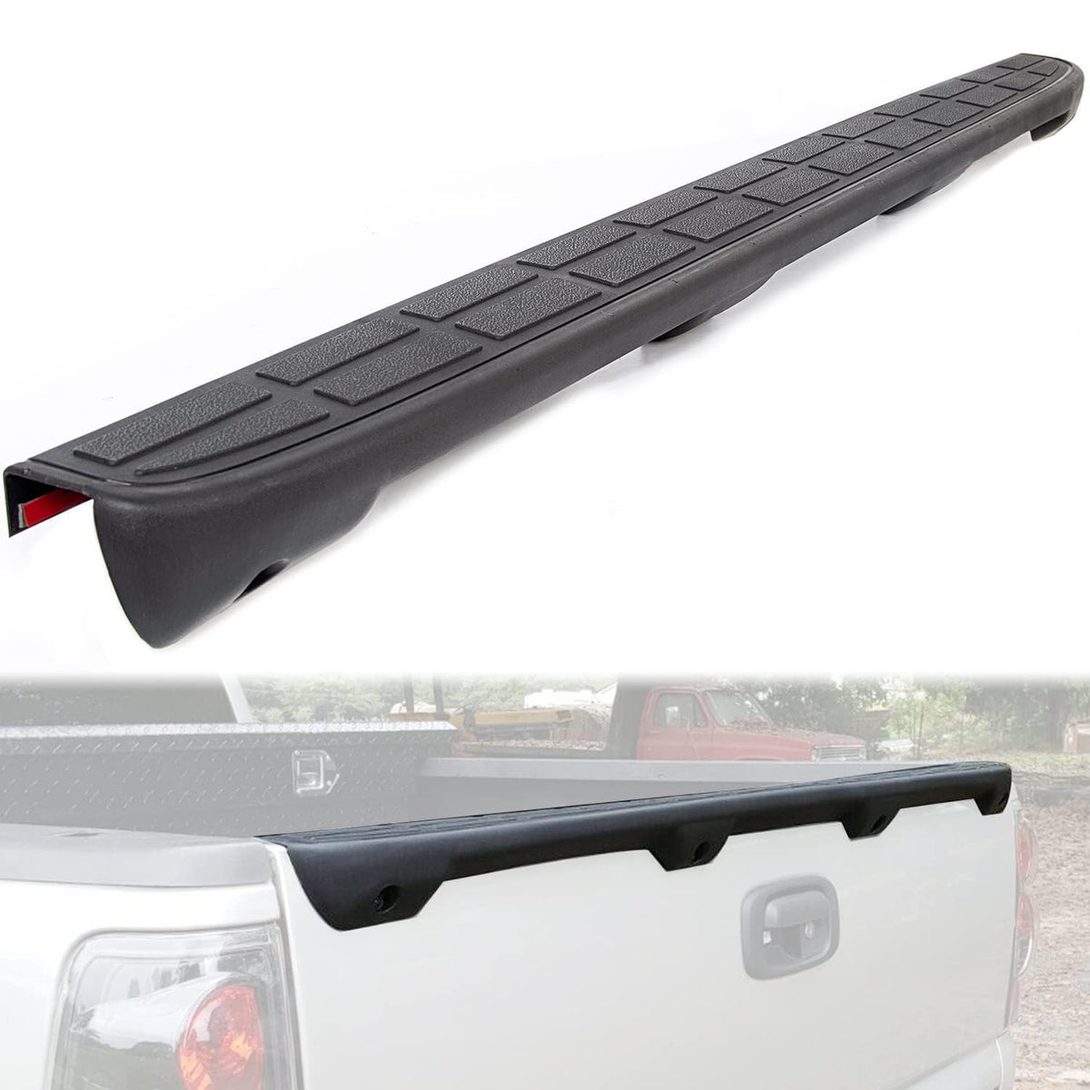 ECOTRIC front view of tailgate cap showing smooth fit and restore styling benefit