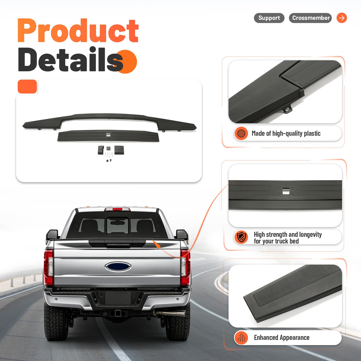 ECOTRIC side angle of mounted molding demonstrating seamless alignment and protection