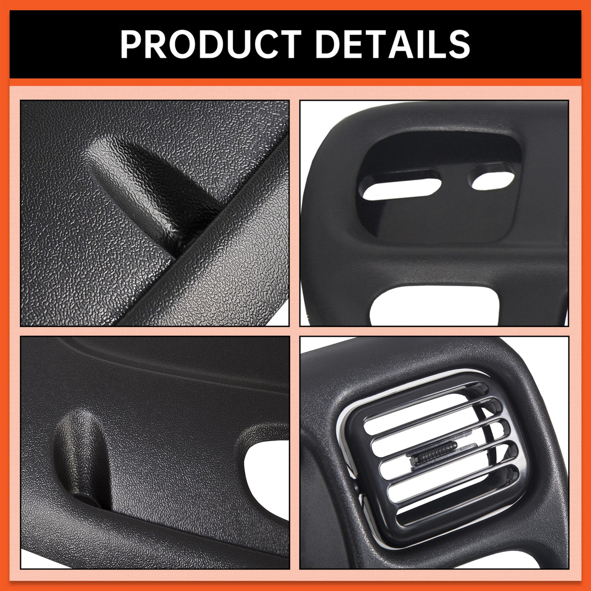 ECOTRIC texture and finish closeup demonstrating UV-resistant surface