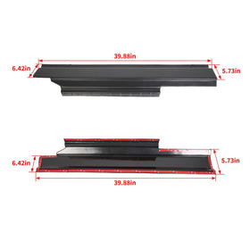 ECOTRIC before and after sill view showing restored appearance benefit