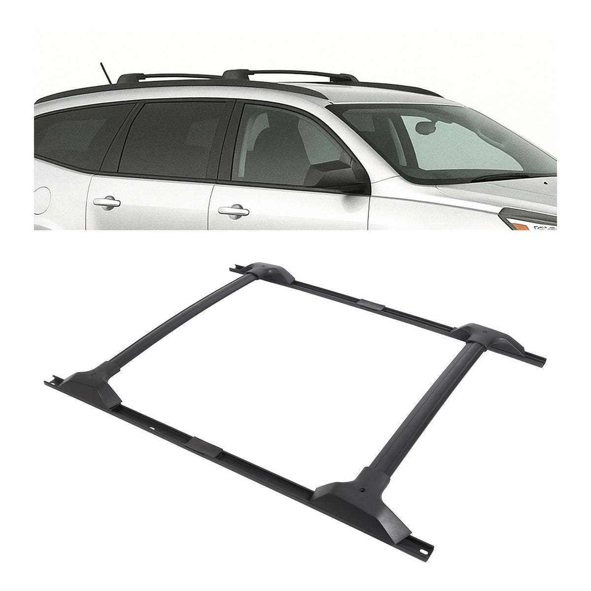 ECOTRIC front view installed on Chevrolet Traverse showing improved cargo capacity