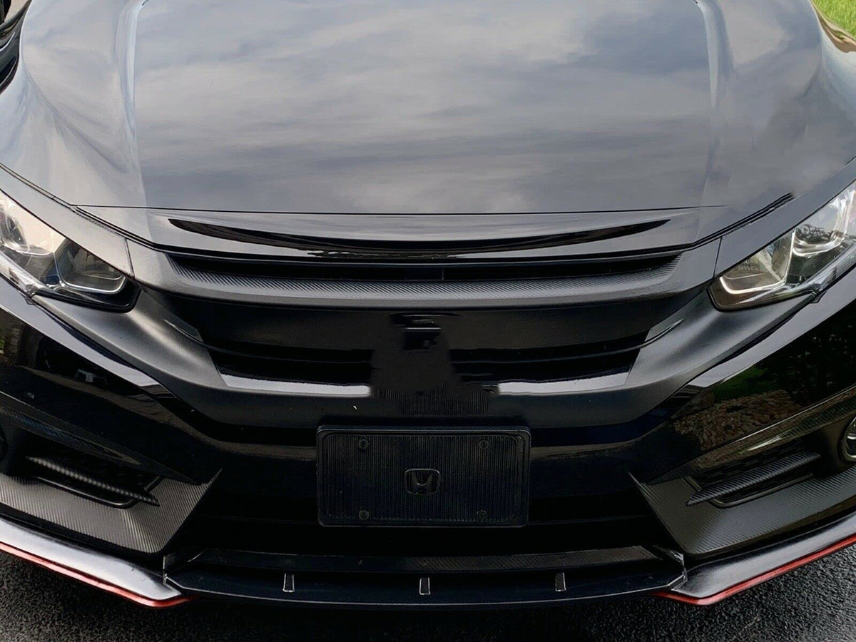 ECOTRIC trim on a Civic in street setting showing upgraded front-end aesthetic benefit