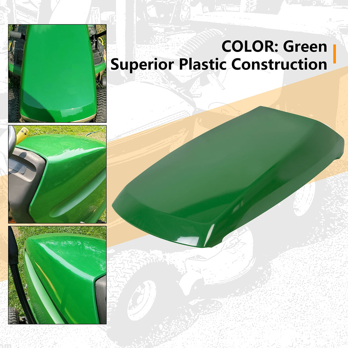 ECOTRIC upper hood side profile highlighting shape and alignment benefit