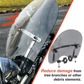 ECOTRIC angle adjustment demo showing customizable wind protection benefit