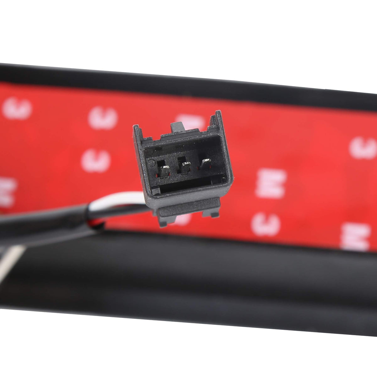 ECOTRIC wiring connector view illustrating simple plug-in installation benefit