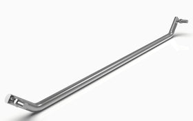 ECOTRIC zinc-plated surface close-up highlighting corrosion resistance