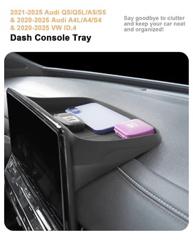 ECOZEN installed behind screen in Audi Q5, keeps items secure during driving