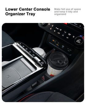 ECOZEN installed side angle showing increased storage for driver and passenger