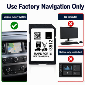 Dashboard view with EcoZen SD card active map on screen showing updated navigation benefit