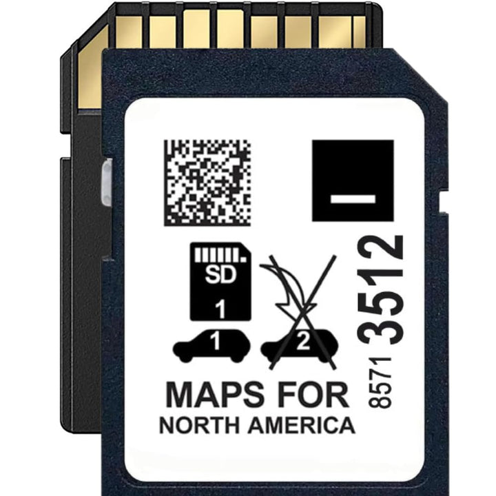 EcoZen SD card front view showing model and 2026 maps, clear branding and compatibility benefit