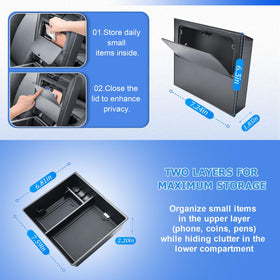 EDBETOS removable anti-slip rubber pad preventing item movement and road noise