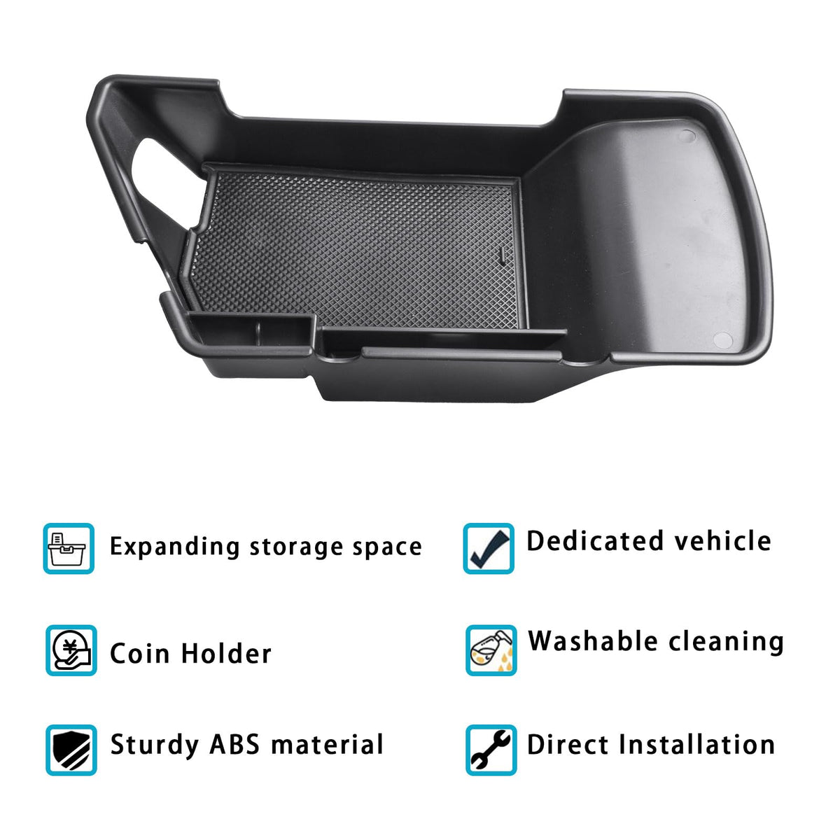EDBETOS charging pass-through hole allowing tidy cable routing and charging