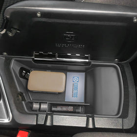 EDBETOS size comparison beside a wallet showing scale and storage capacity