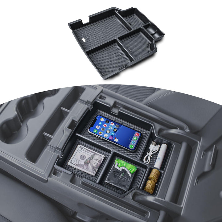 EDBETOS front view of tray showing organized compartments and quick access