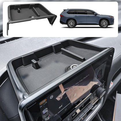 EDBETOS front view installed in Grand Highlander shows clean factory-like fit and extra storage