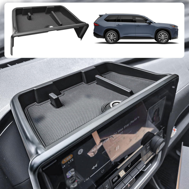 EDBETOS front view installed in Grand Highlander shows clean factory-like fit and extra storage