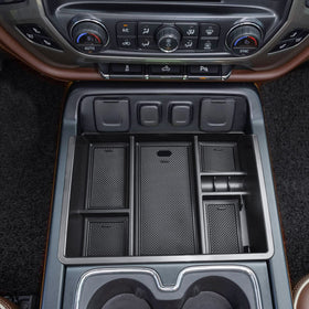 EDBETOS front view of tray showing organized compartments and quick access