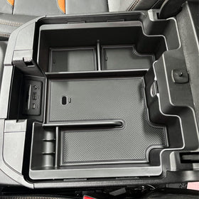 EDBETOS installed angled view showing two-layer separation and tidy storage
