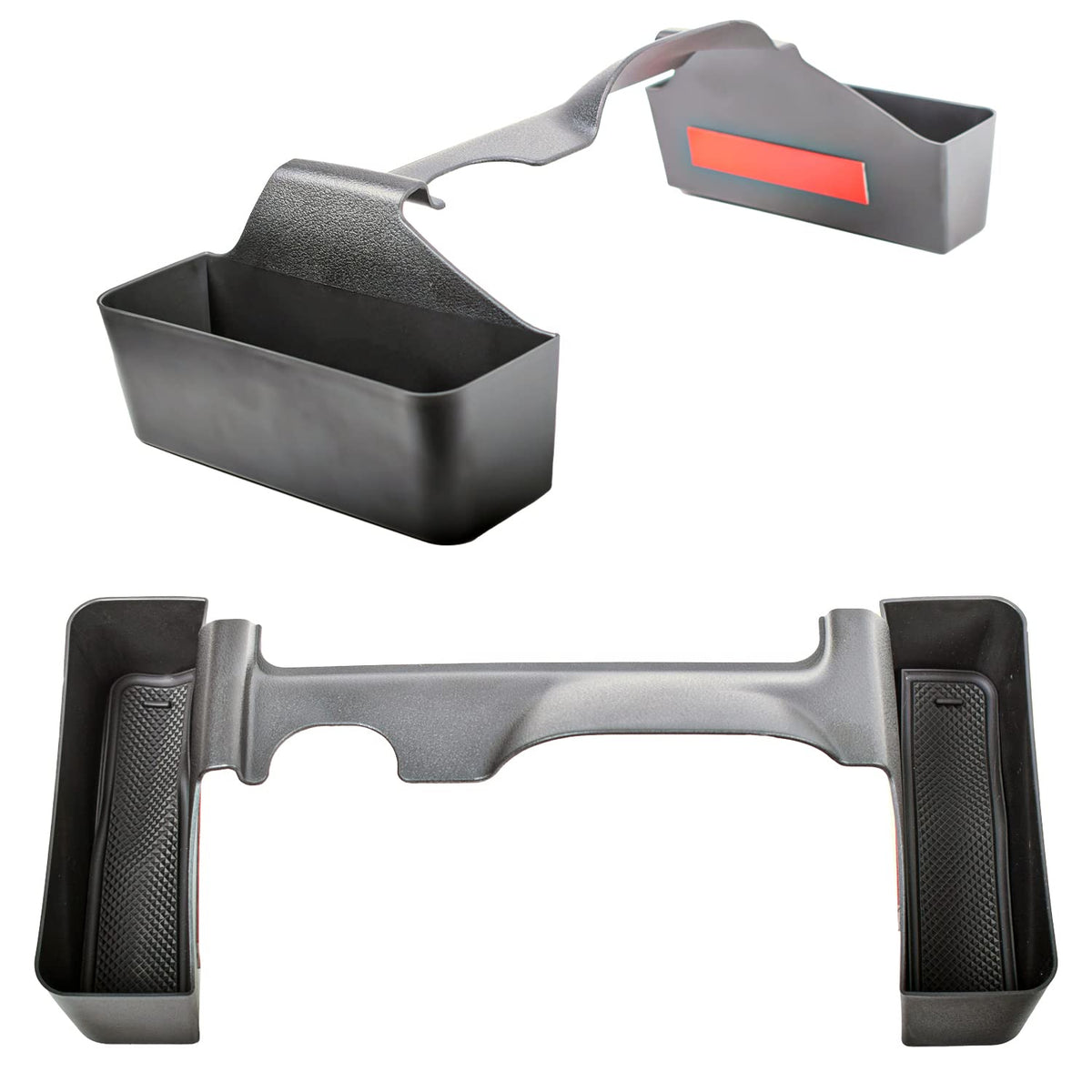 EDBETOS in use with phone stored demonstrating convenient access while driving