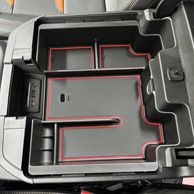 EDBETOS tray in use with phone wallet sunglasses for quick-access benefit