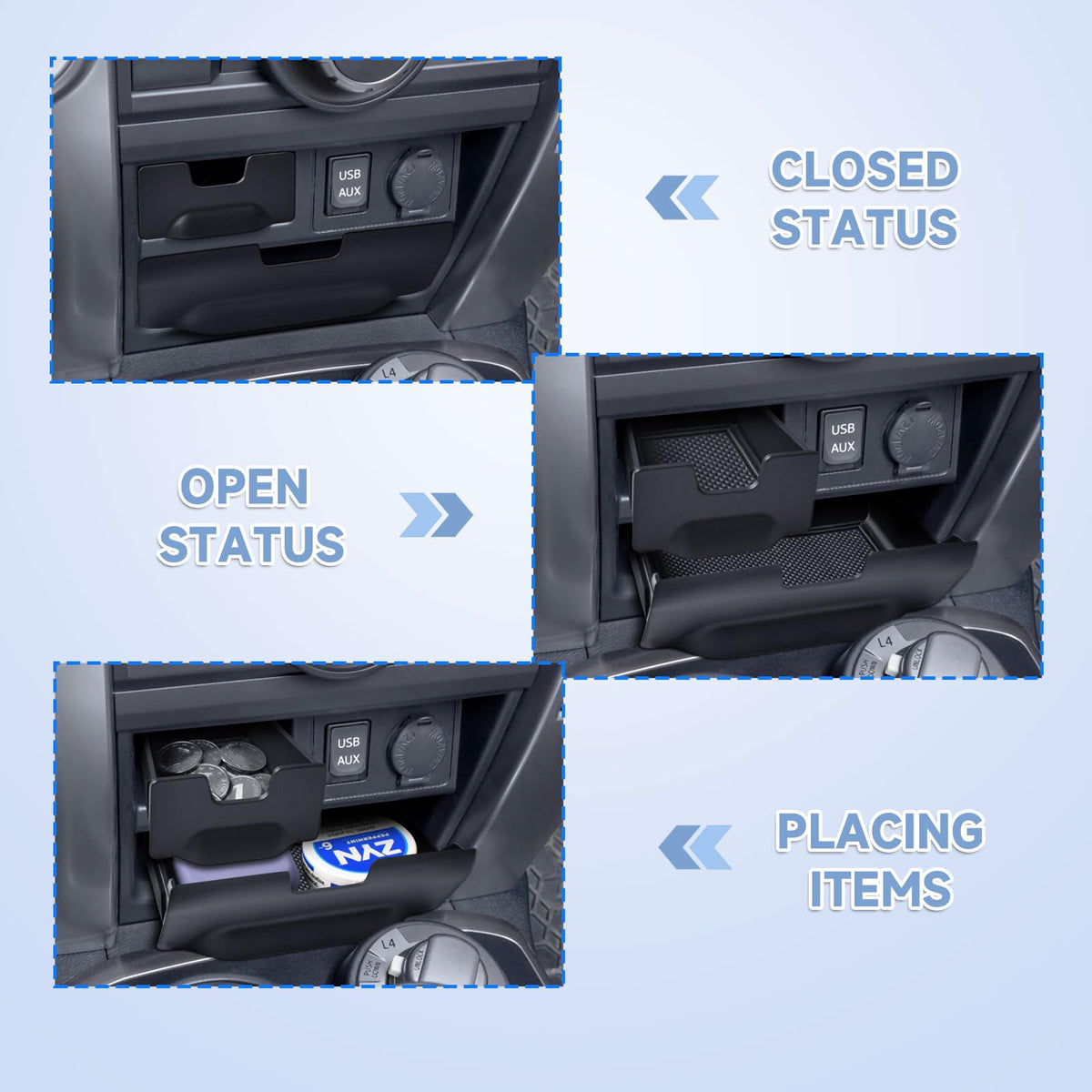 EDBETOS texture close-up matching 4Runner dash gloss and durable finish