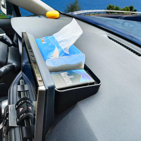 EDBETOS organizer installed in RAV4 cabin improving interior organization