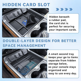 EDBETOS lower compartment revealed for hidden valuables and extra storage