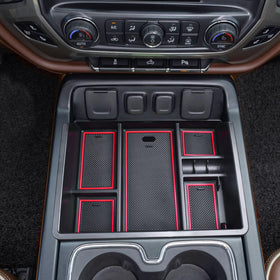 EDBETOS side angle installed in console provides quick-access benefit