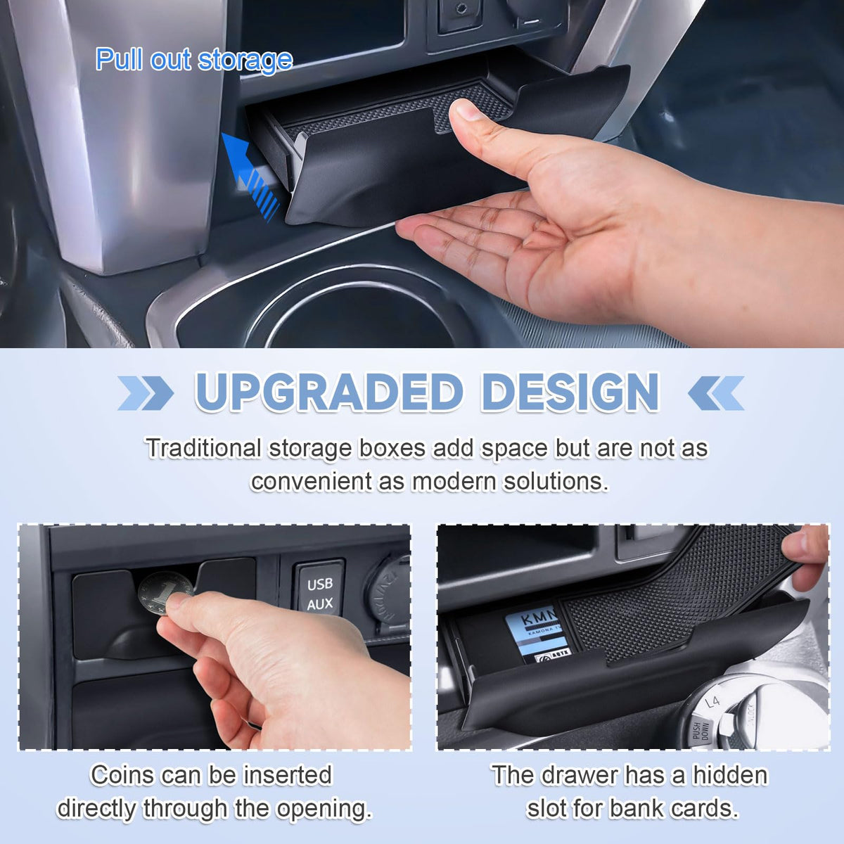 EDBETOS side profile showing smooth drawer slide and secure travel performance