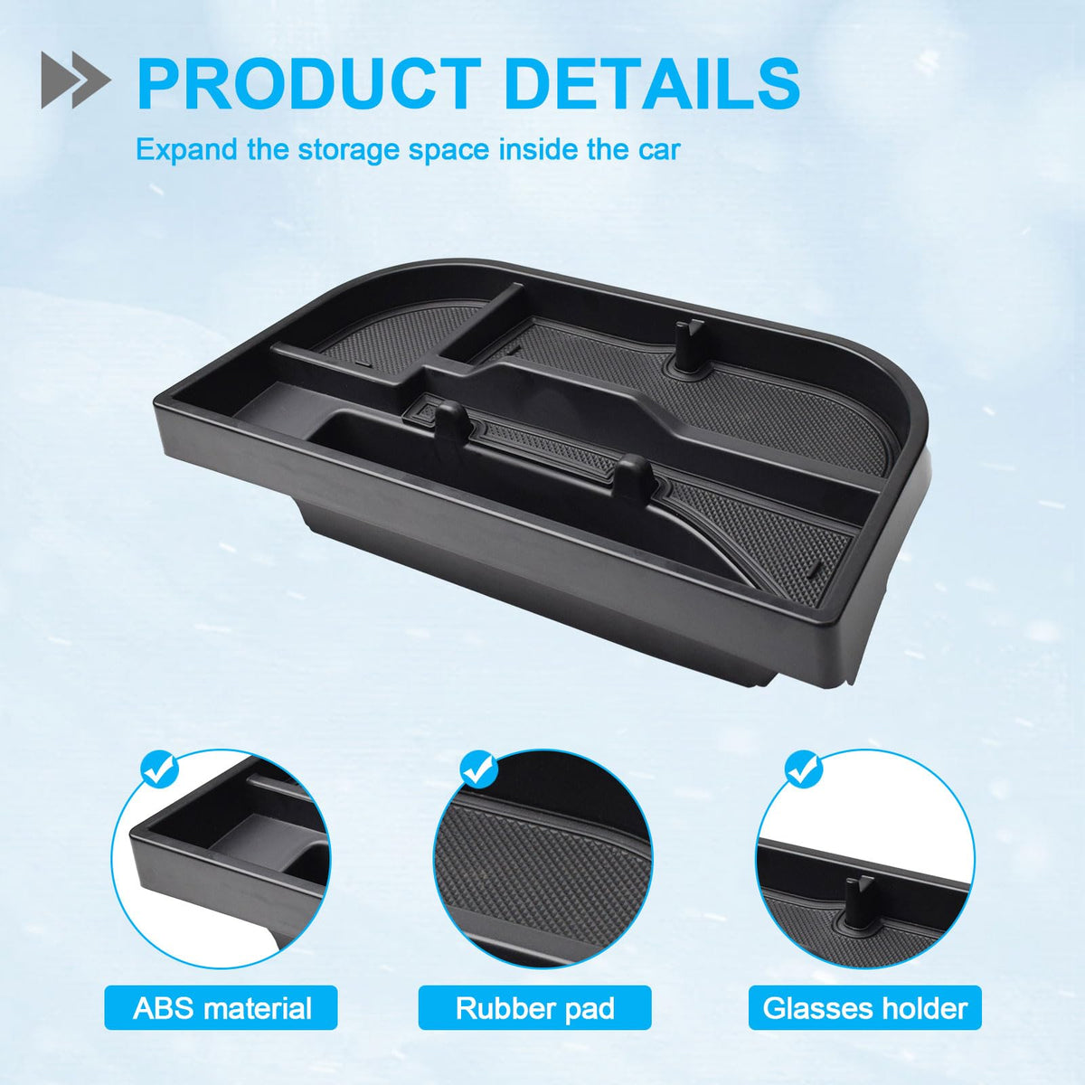 EDBETOS sunglasses holder close-up protecting frames from scratches