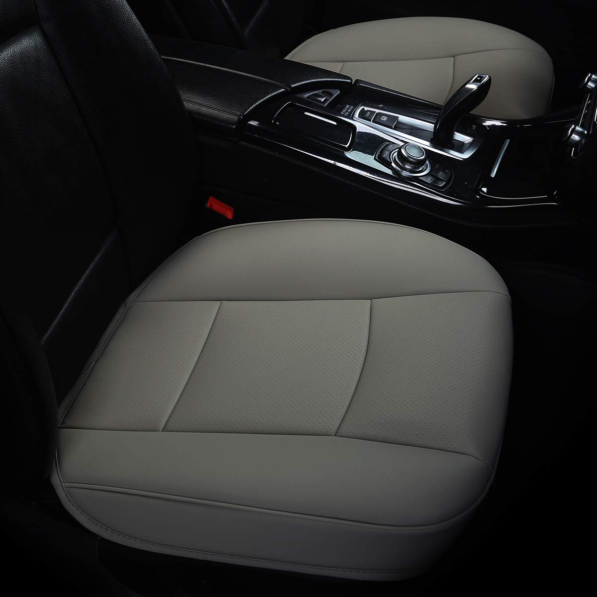 EDEALYN front view of single-seat cover showing fit and upscale finish